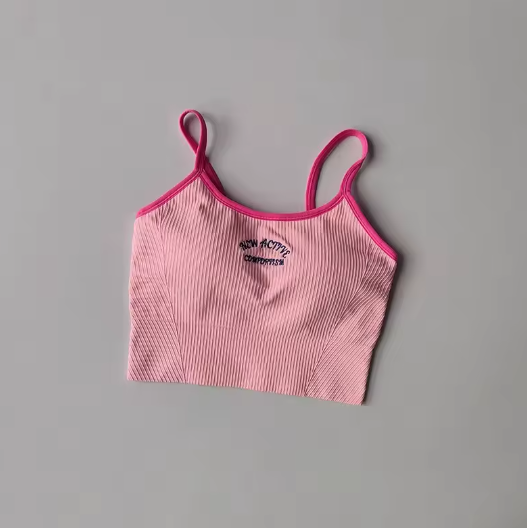 ActiveForm Ribbed Sports Bra – Colorblock Comfort, Everyday Strength