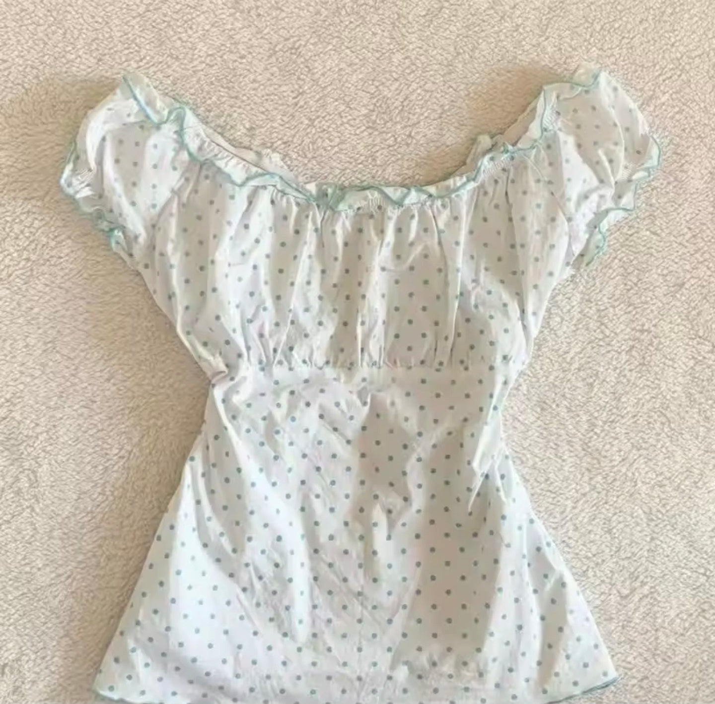 Pastel Meadow Puff Top – Soft Girl Summer Essential