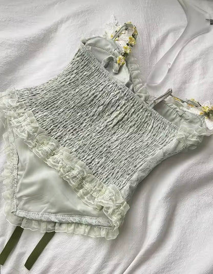 Moss Belle 3-Piece Set – Fairycore Elegance in Bloom