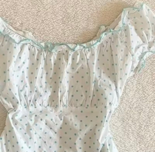 Pastel Meadow Puff Top – Soft Girl Summer Essential